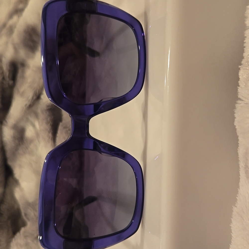 Kate Spade Naomi Blue Oversized Square Sunglasses Brand New in Case - Picture 4 of 13